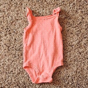 Carter's Pink Ruffled Bodysuit